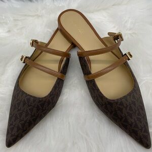 Michael Kors - Signature Monogram Flats -Sz:8 NWT
